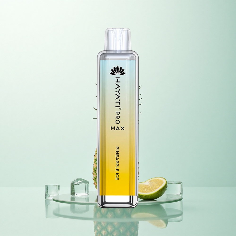 Hayati Pro Max 4000 Puffs Ananasų Ledas 5% Nikotino 1400mAh