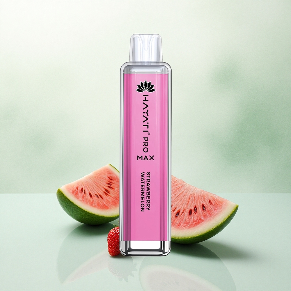 Hayati Pro Max 4000 Puffs Braškių Arbūzas 5% Nikotino 1400mAh