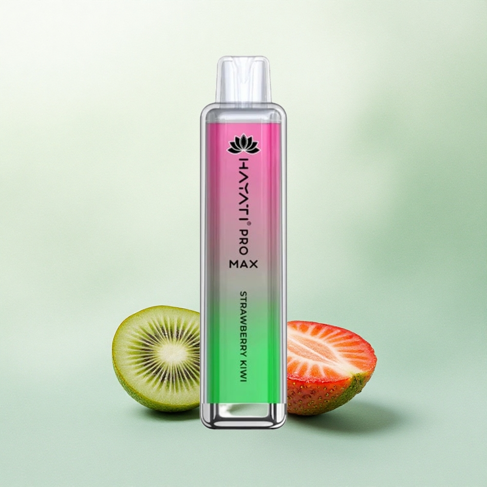 Hayati Pro Max 4000 Puffs Braškių Kiwi su 5% Nikotino ir 1400mAh