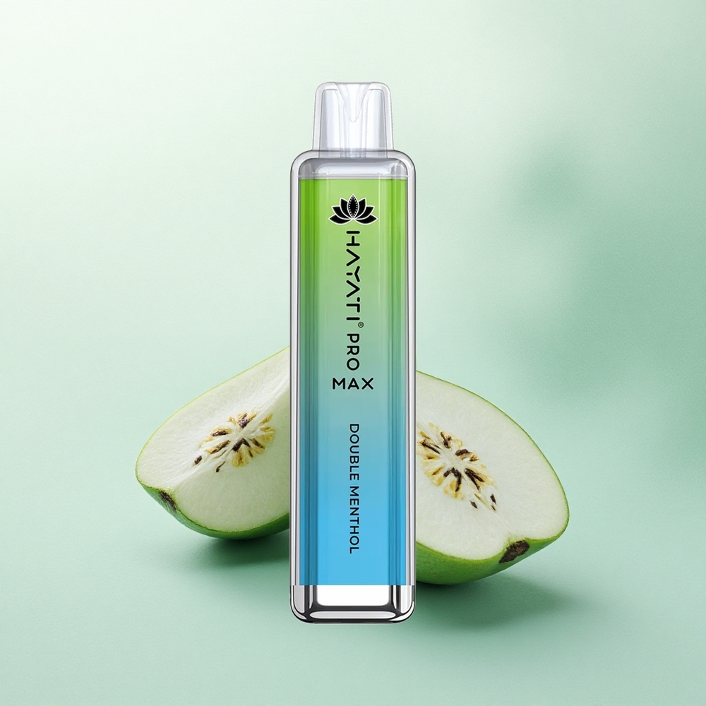 Hayati Pro Max 4000 Puffs Dvigubas Mėtų 5% Nikotino 1400mAh