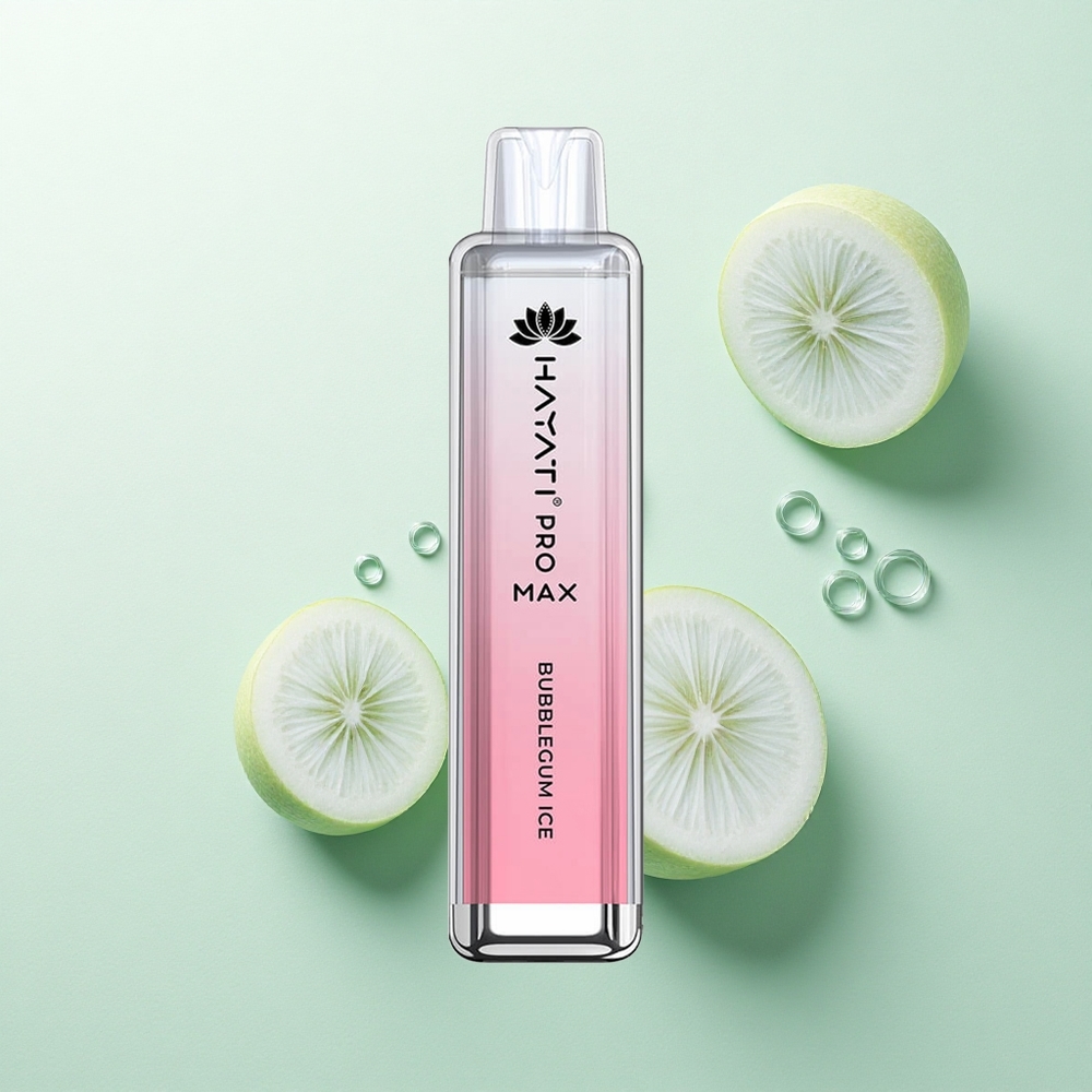 Hayati Pro Max 4000 Puffs Gumų Ledas Rechargeable 1400mAh Dual Mesh