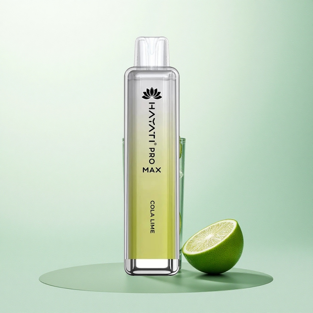 Hayati Pro Max 4000 Puffs Kola Laimas 5% Nikotino 1400mAh