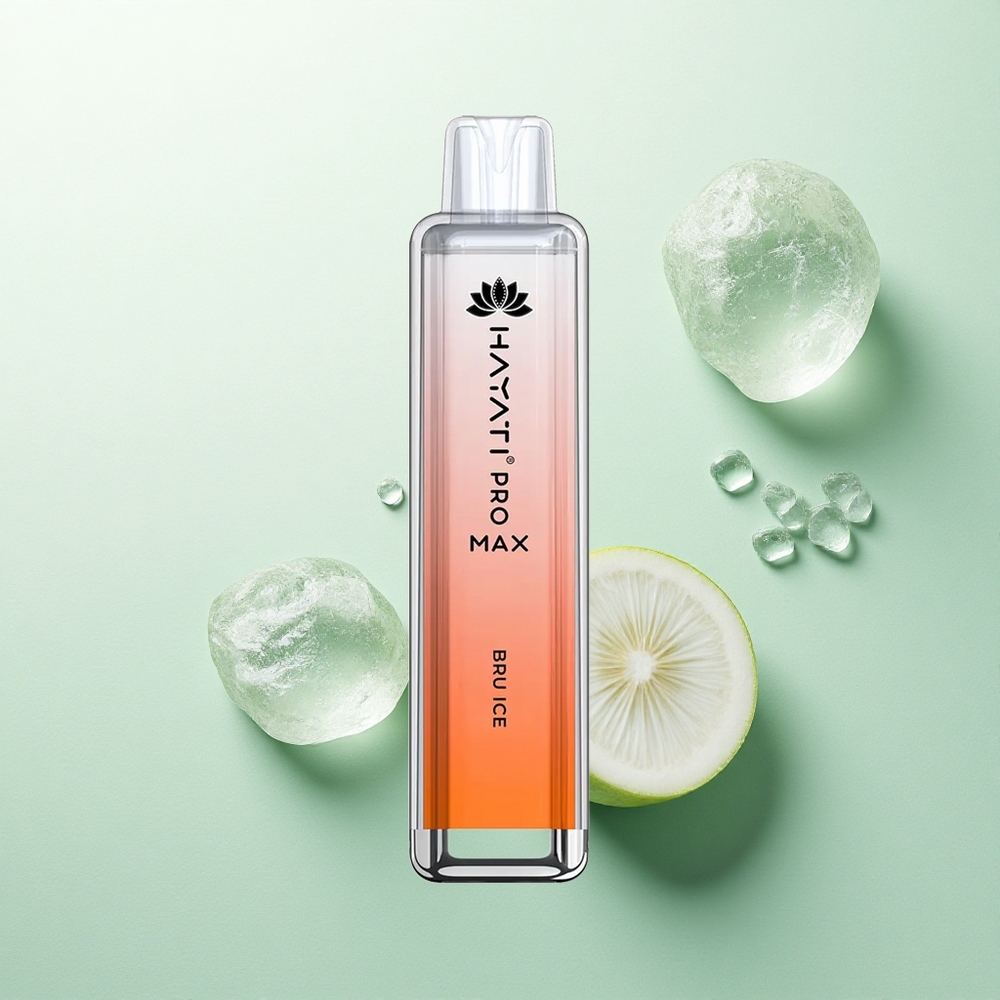 Hayati Pro Max 4000 Puffs Ledinis Bru Ledas (5% nikotino, 1400mAh)