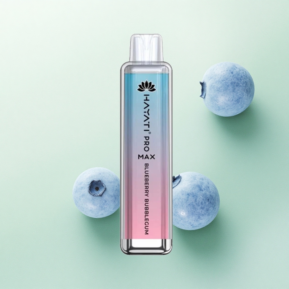 Hayati Pro Max 4000 Puffs Mėlynųjų serbentų gumos dviguba 1,1 omų grotelė su 1400mAh baterija
