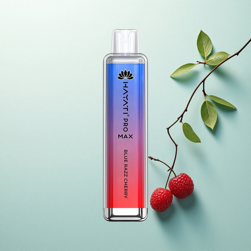 Hayati Pro Max 4000 Puffs Mėlynoji Avietė Vyšnia su 5% Nikotino ir 1400mAh