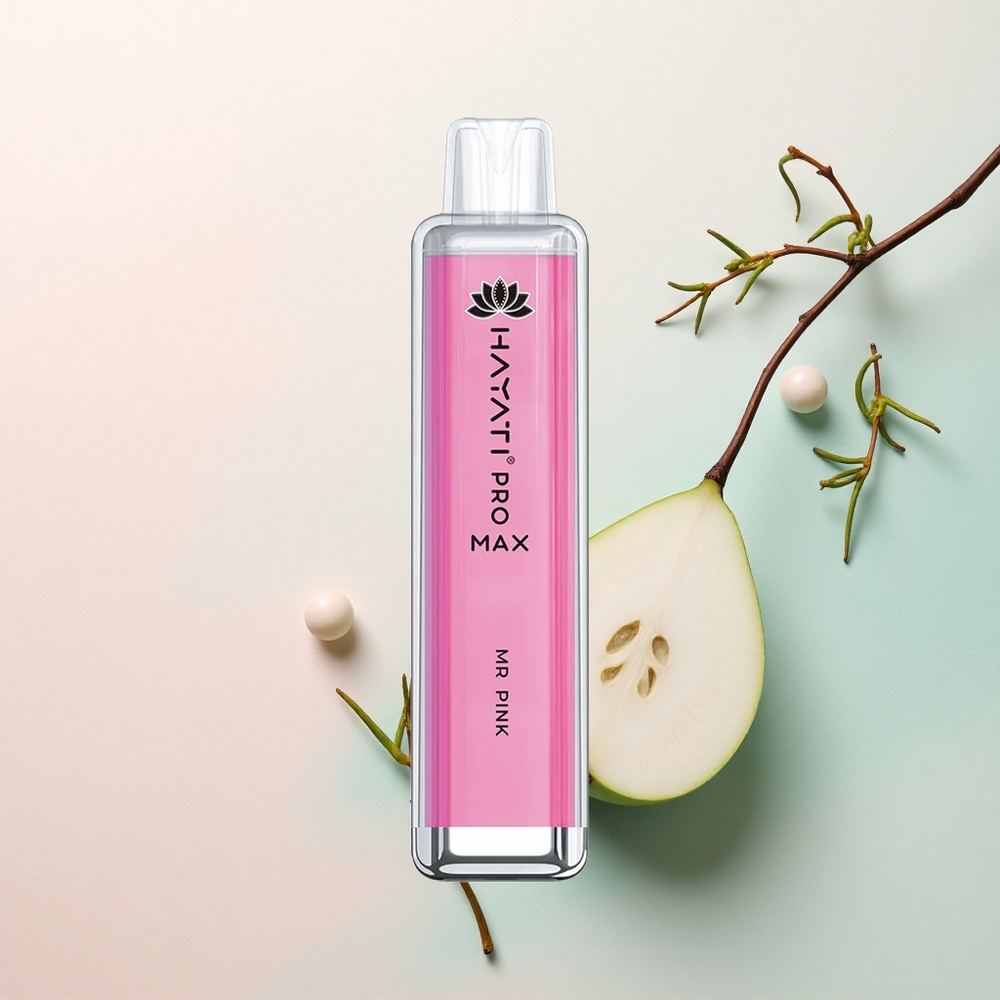 Hayati Pro Max 4000 Puffs Ponas Rožinis 1400mAh Dvynių 1.1 Omų Tinklelio Apvijų