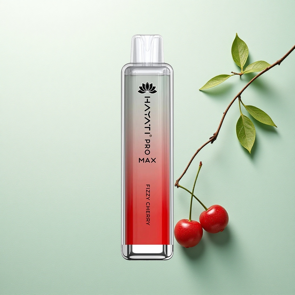 Hayati Pro Max 4000 Puffs Putokšninis Vyšnių su 5% Nikotino ir 1400mAh