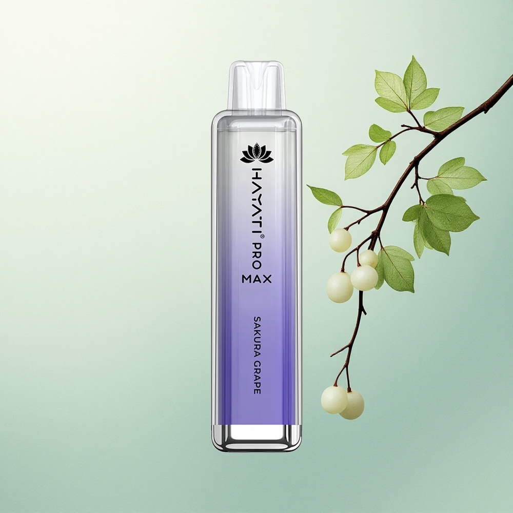 Hayati Pro Max 4000 Puffs Sakura Vynuogė su 1400mAh ir 2ml bakas