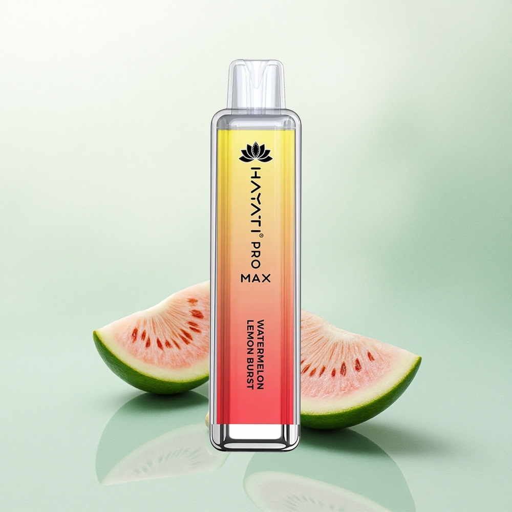 Hayati Pro Max 4000 Puffs Vandens Meliono Citrinų Sprogimas su 5% Nikotino ir 1400mAh