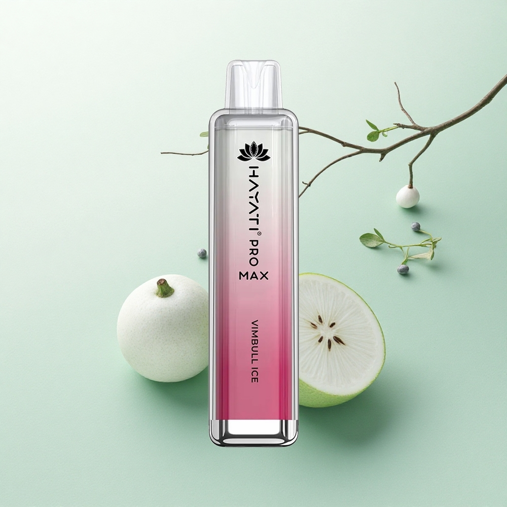 Hayati Pro Max 4000 Puffs Vimbull Ledas su 5% nikotino ir 1400mAh baterija