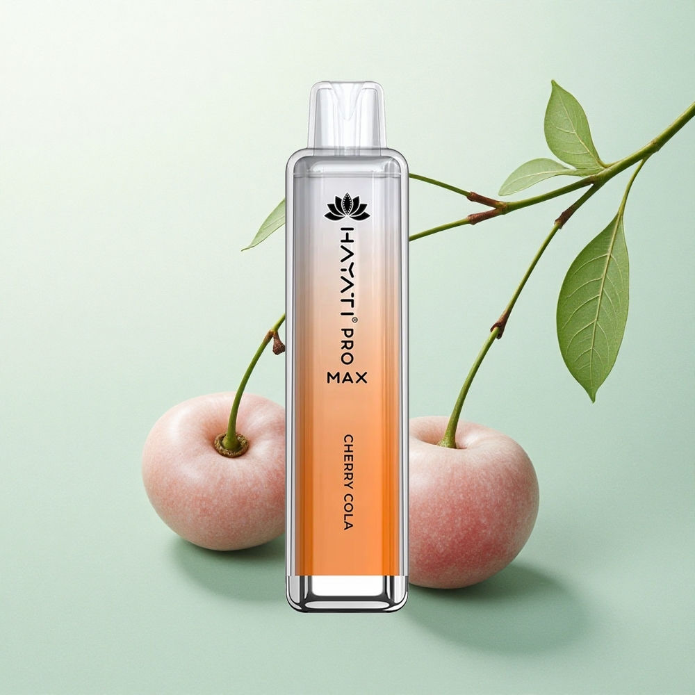 Hayati Pro Max 4000 Puffs Vyšnių Kola su 5% Nikotino ir 1400mAh