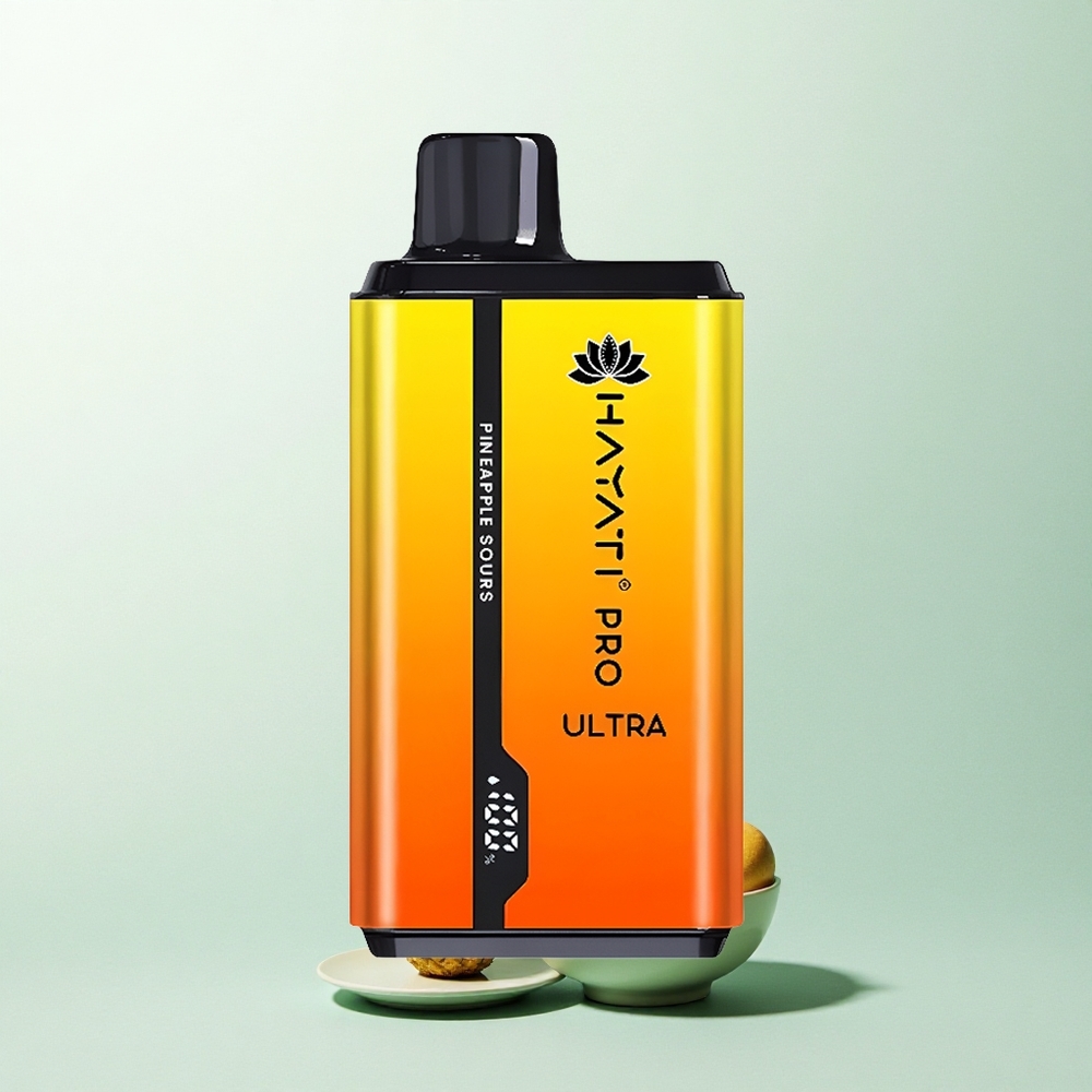 Hayati Pro Ultra 15000 Puffs Ananasinės Rūgštys su 850mAh ir 2% nikotino