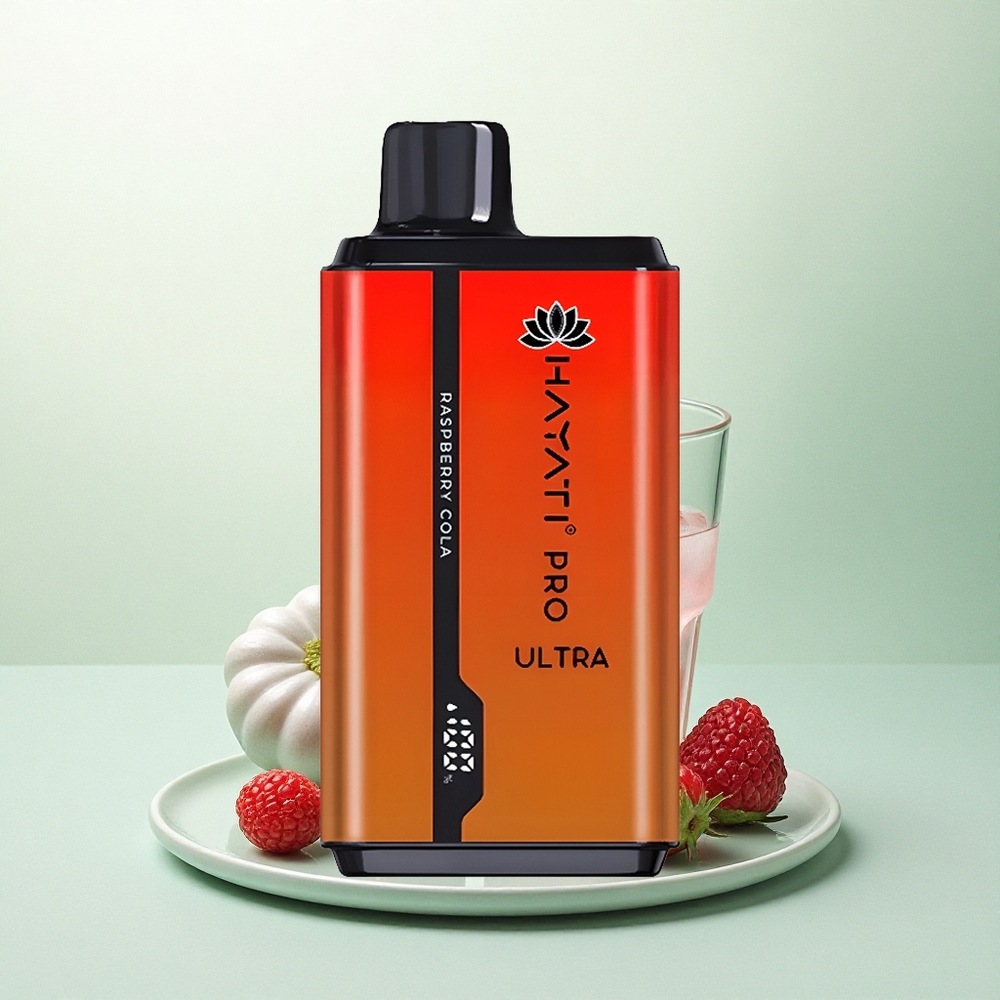 Hayati Pro Ultra 15000 Puffs Aviečių Kola su 850mAh ir 2% nikotino