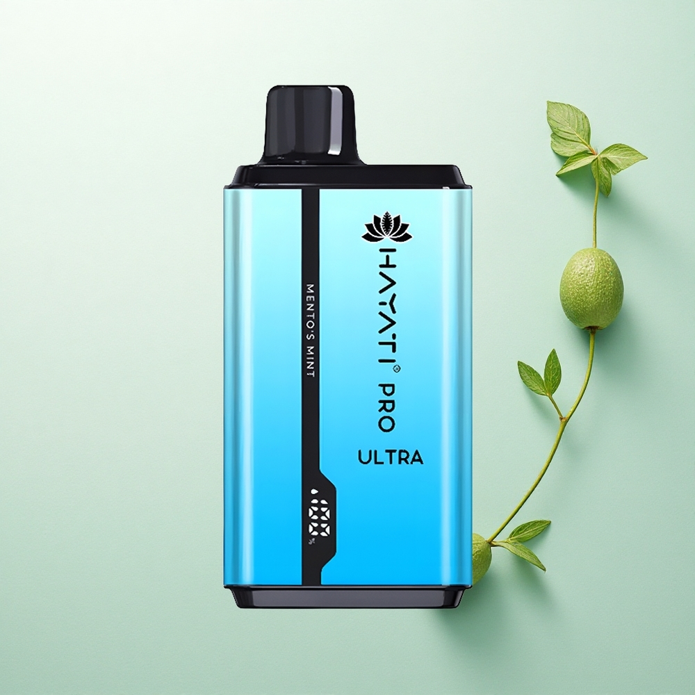 Hayati Pro Ultra 15000 Puffs Mėta su 2% nikotino ir 850mAh