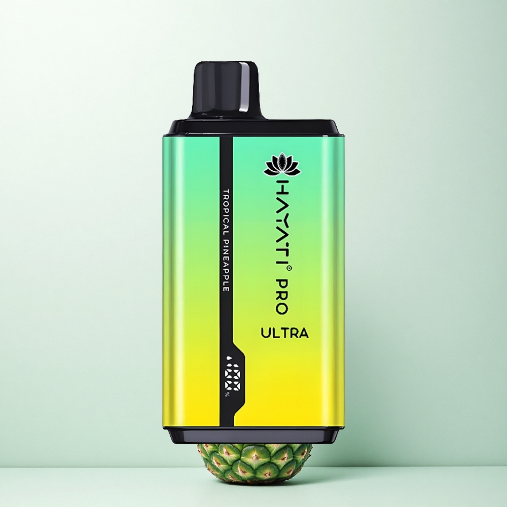 Hayati Pro Ultra 15000 Puffs Tropinė Ananasas su 850mAh ir 2% nikotino
