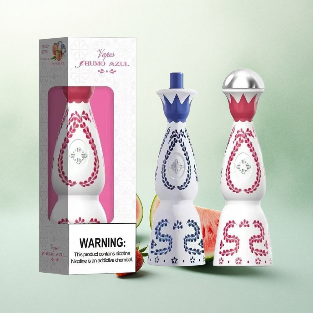 Humo Azul 15000 Puffs Braškių Arbūzų Vynuogių su 5% Nikotino ir 500mAh