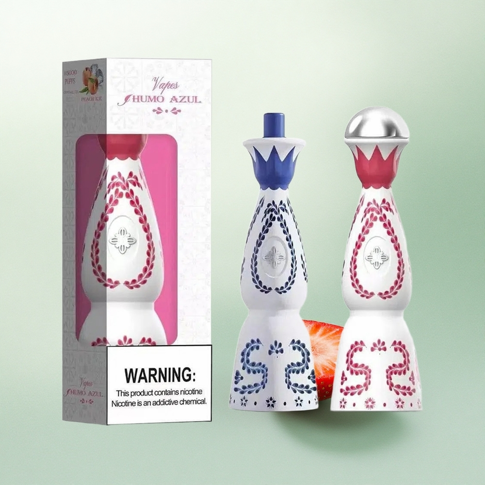 Humo Azul 15000 Puffs Braškinis Meškiukas su 5% nikotino ir 500mAh
