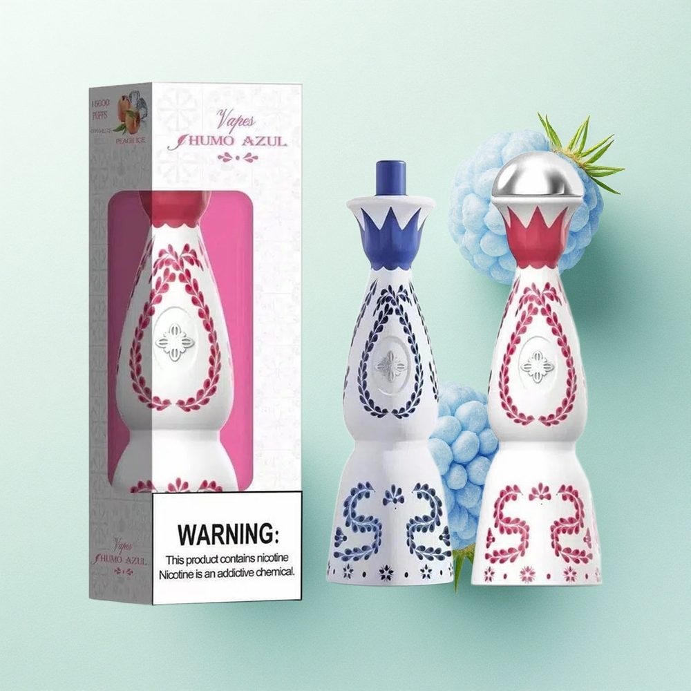 Humo Azul 15000 Puffs Mėlynoji Avietė 5% Nikotino 500mAh