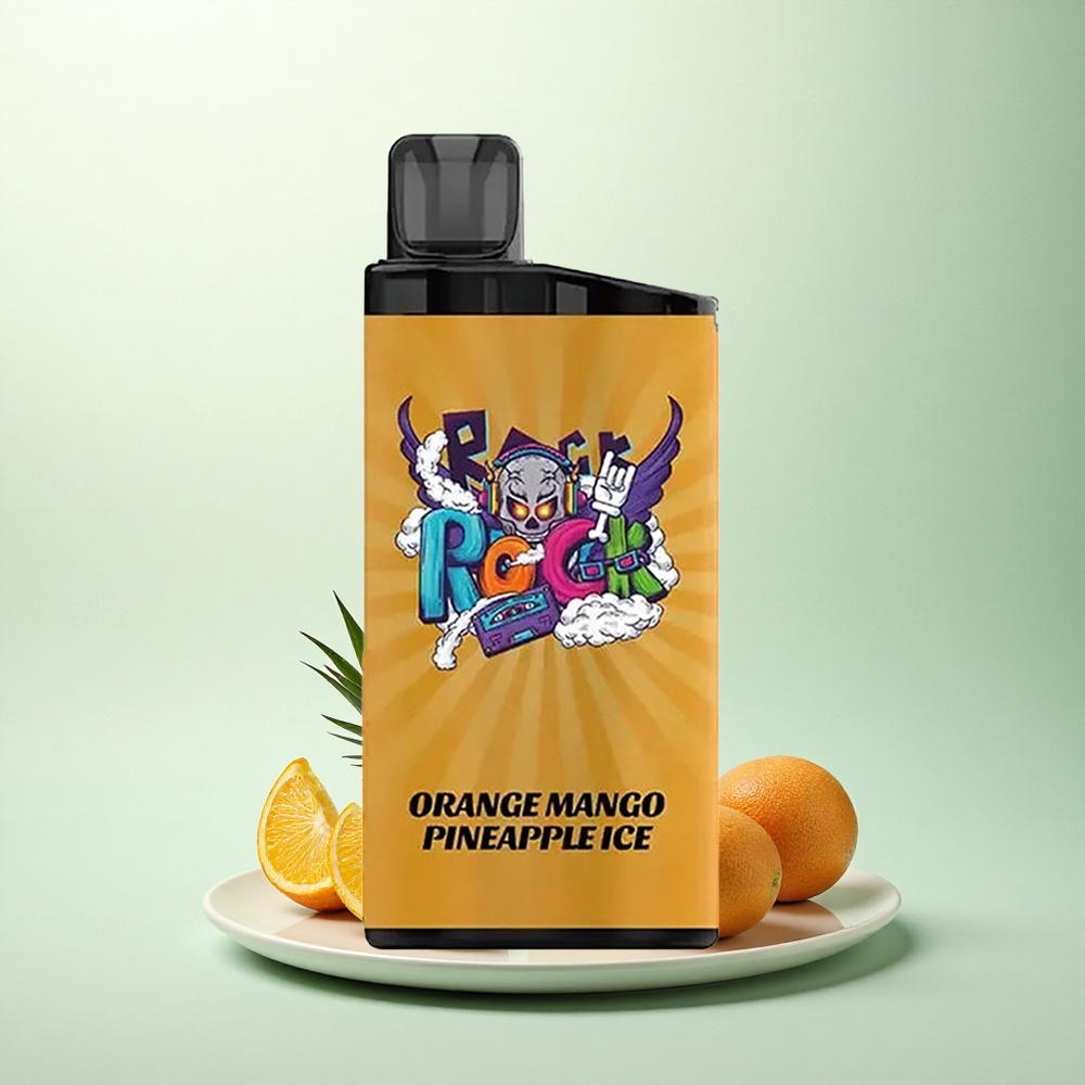 IGET Bar 3500 Puffs Apelsinas Mango Ananasas Ledas su 1400 mAh ir 1,2 Ohm Tinklelio Ritė