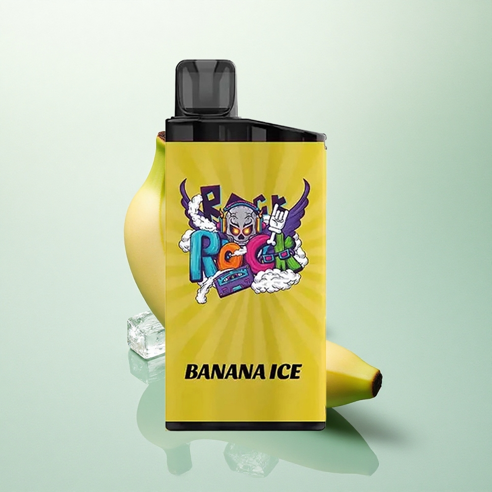 IGET Bar 3500 Puffs Banano Ledai su 1400 mAh ir 1,2 Omų Tinklelio Ritė