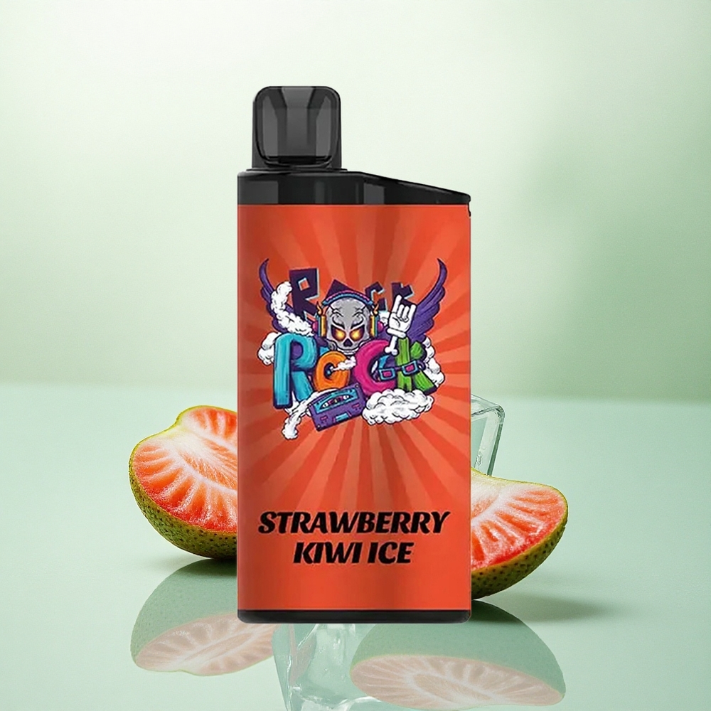 IGET Bar 3500 Puffs Braškis Kiwi Ledas su 1400 mAh