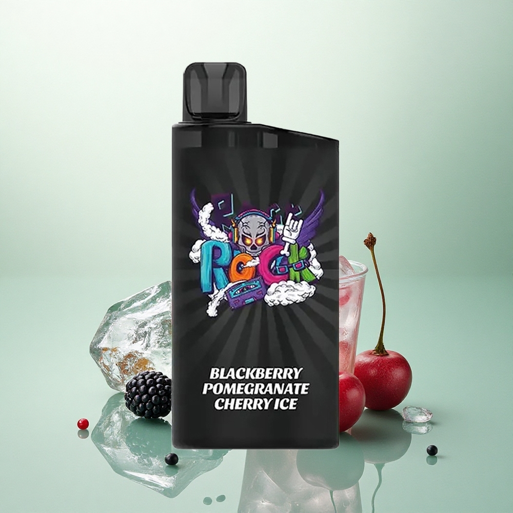 IGET Bar 3500 Puffs Juodoji vyšnia granatą ledas su 1400 mAh ir 1.2 Ohm tinklelio ritė