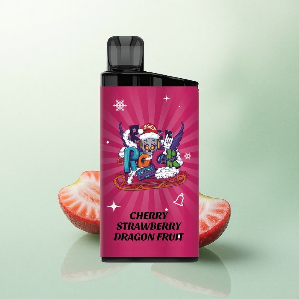 IGET Bar 3500 Puffs Vyšnių Braškių Drago Vaisiaus 1400 mAh