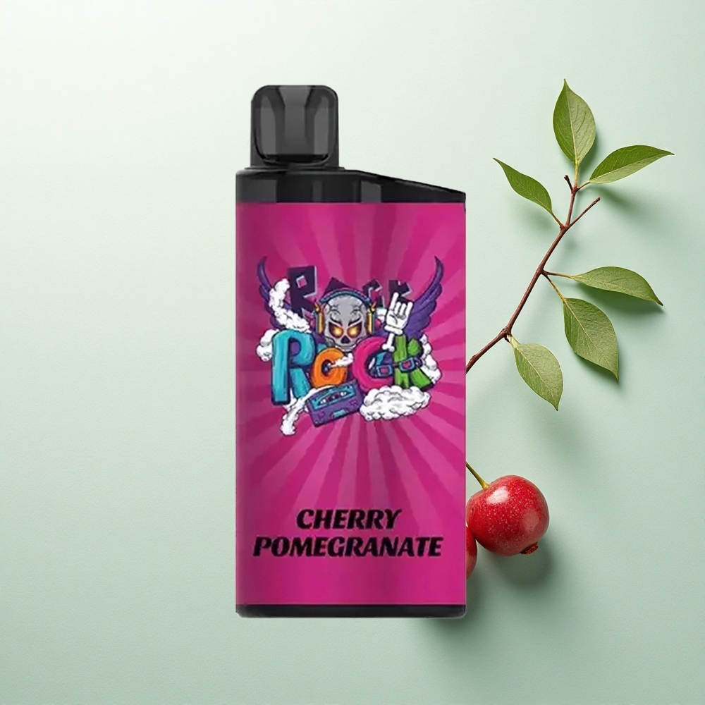 IGET Bar 3500 Puffs Vyšnių Granatų 1400 mAh 1.2 Ohm Tinklelio Ritė