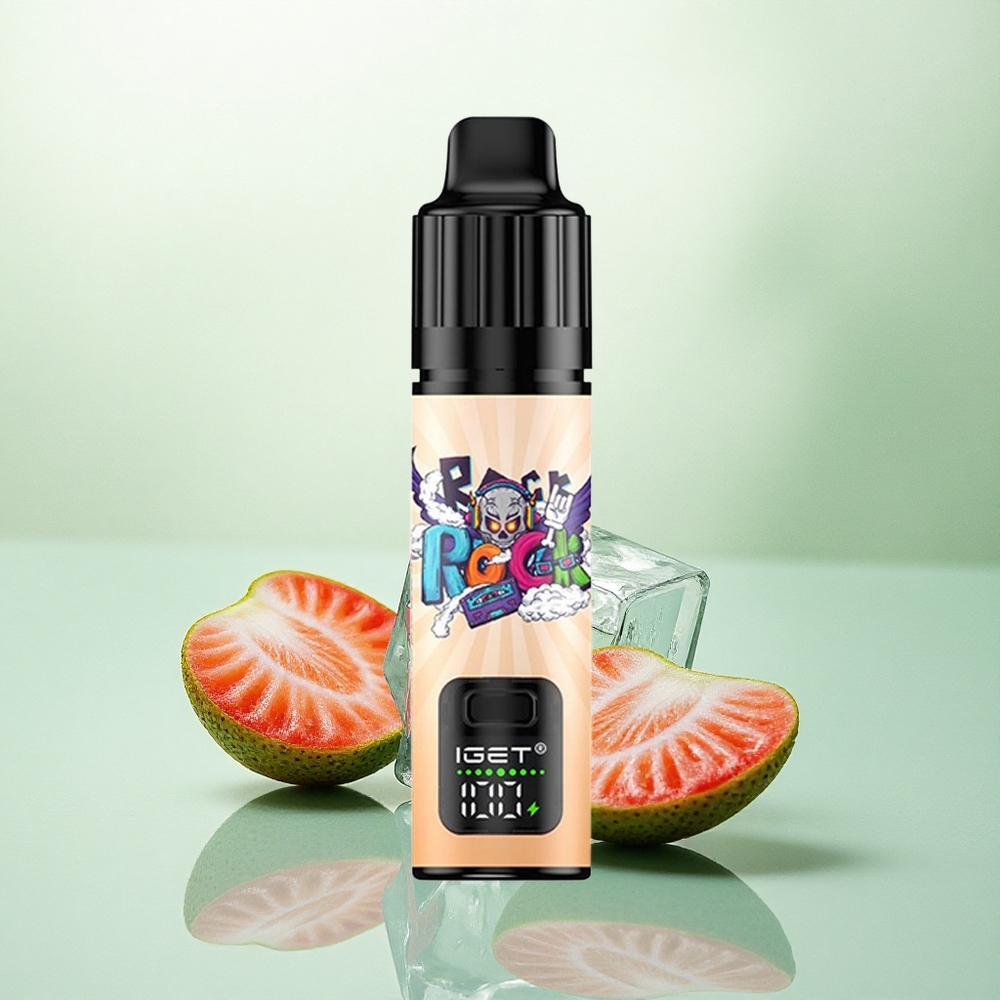 IGET BAR PLUS S3 POD 10000 Puffs Braškių Kiwi Ledas su 5% Nikotino ir 950 mAh