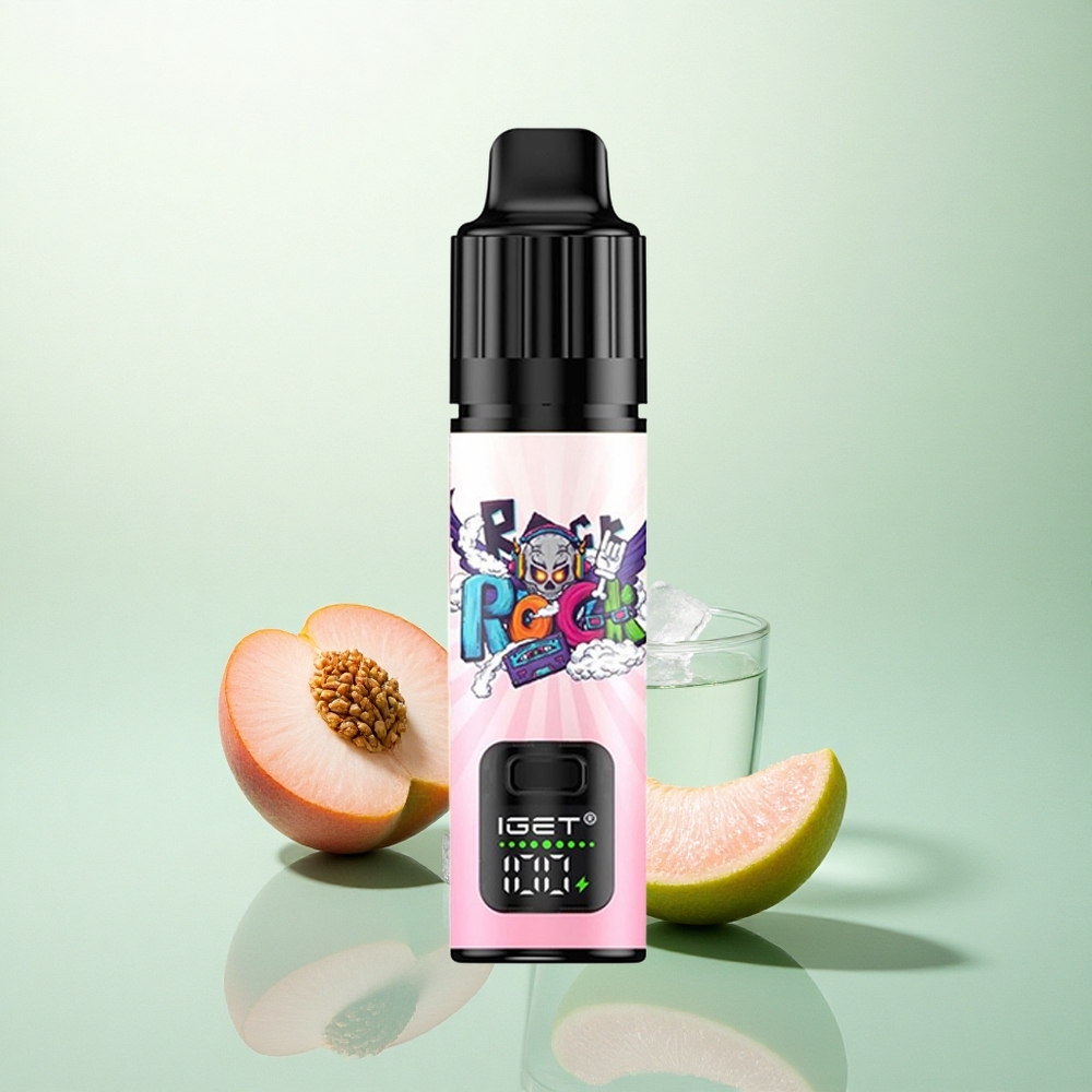 IGET BAR PLUS S3 POD 10000 Puffs Persikas Ličis Žalčiai Ledas 5% nikotino 950 mAh