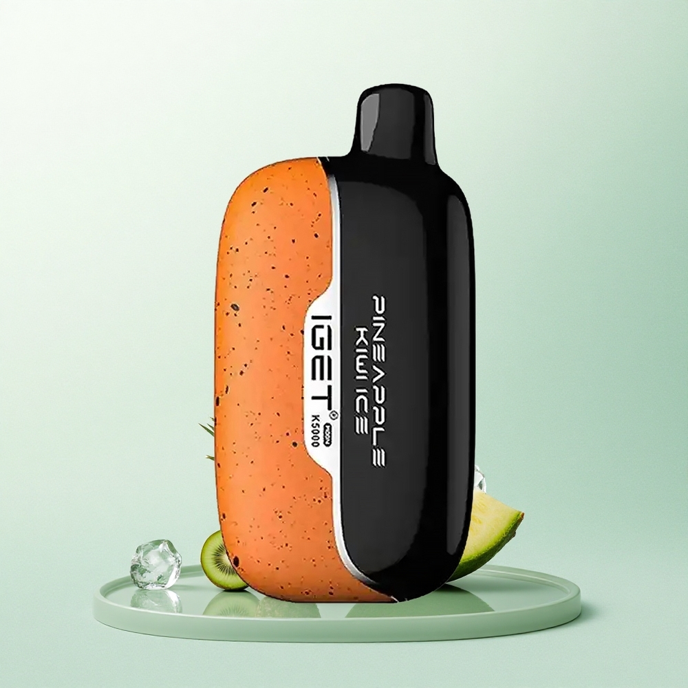 IGET Moon K5000 Puffs Ananasų Kiwi Ledas 5000 Dūmai PC 1.35 Ohm