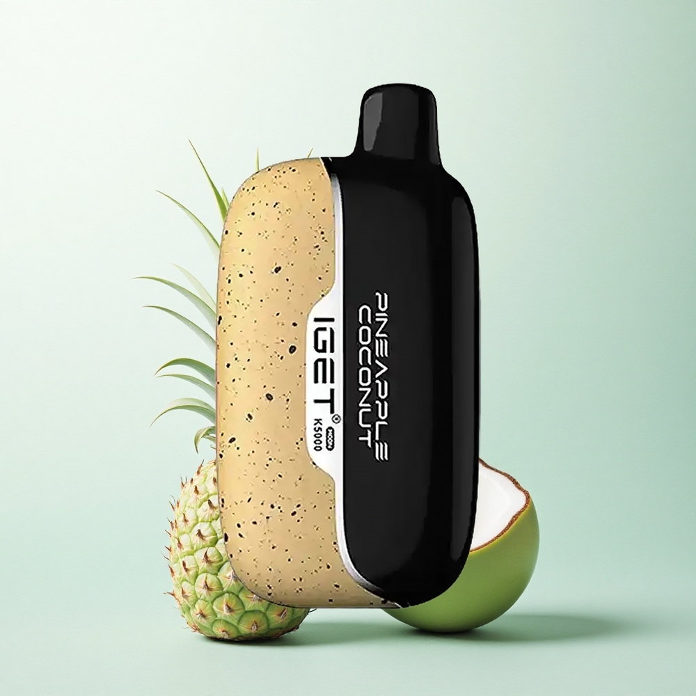 IGET Moon K5000 Puffs Ananasas Kokosas 5000 Pūkų PC 1.35 Ohm