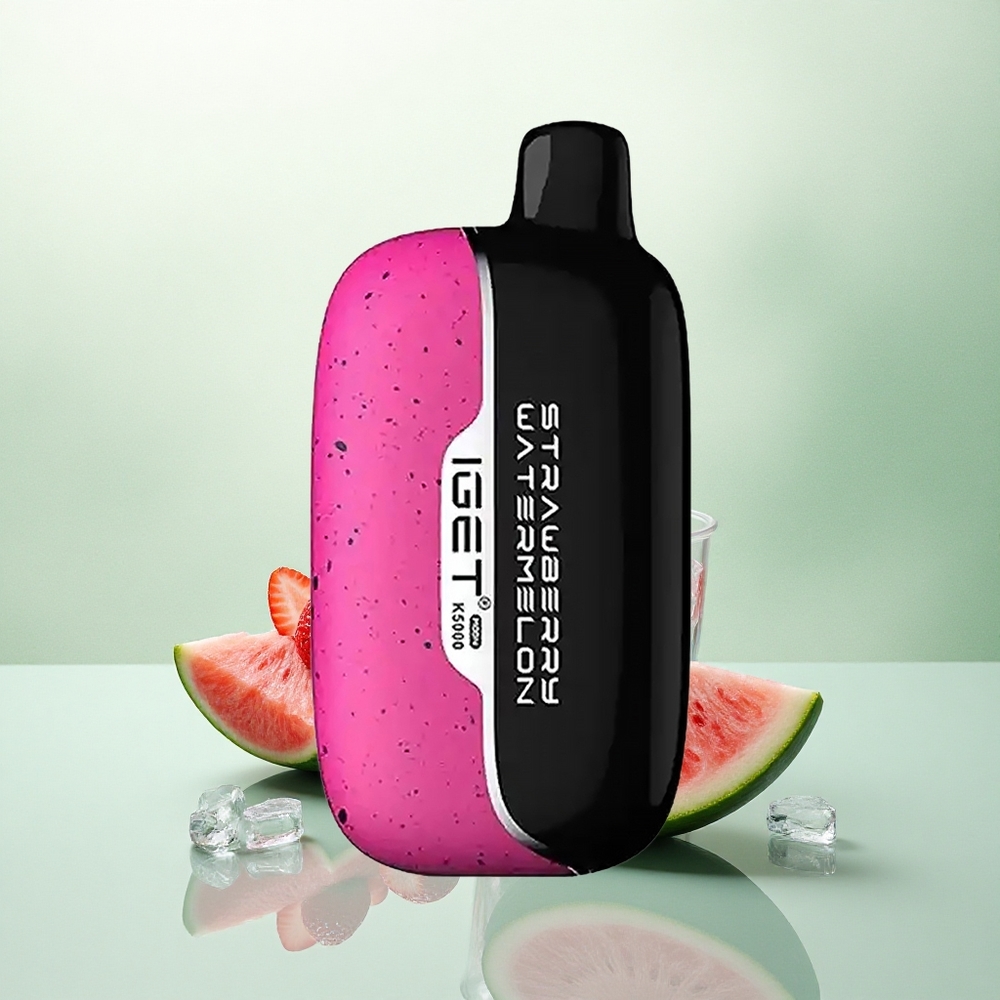 IGET Moon K5000 Puffs Braškių Arbūzo Ledas 5000 Pūkų PC 1.35 Ohm