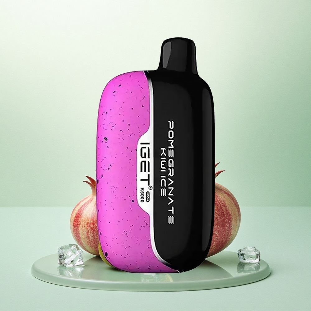 IGET Moon K5000 Puffs Granatų Kiwi Ledas 81.5g 1.35 Ohm Mesh