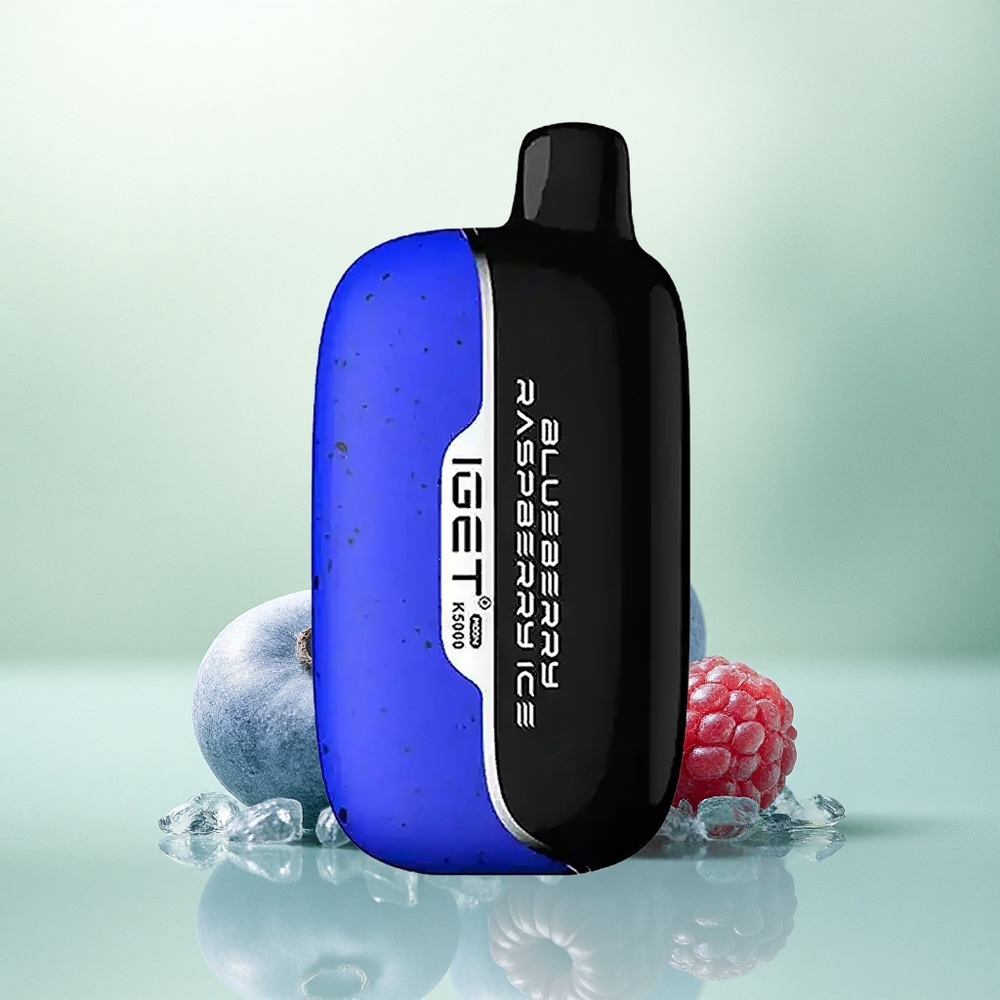 IGET Moon K5000 Puffs Mėlynių Aviečių Ledas 81.5g PC 1.35 Ohm