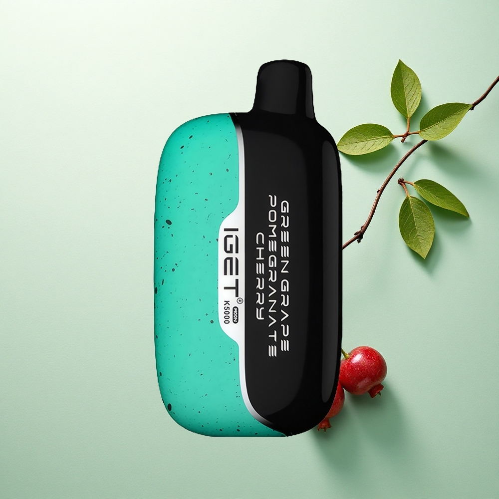 IGET Moon K5000 Puffs Žaliojo vynuogės granato vyšnios PC 81.5g