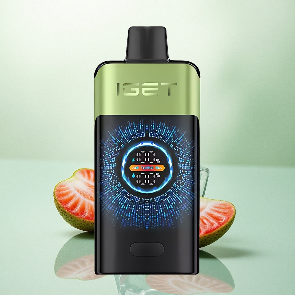 IGET ONE 12000 Puffs Braškių Kiwi Ledas su 2700 mAh