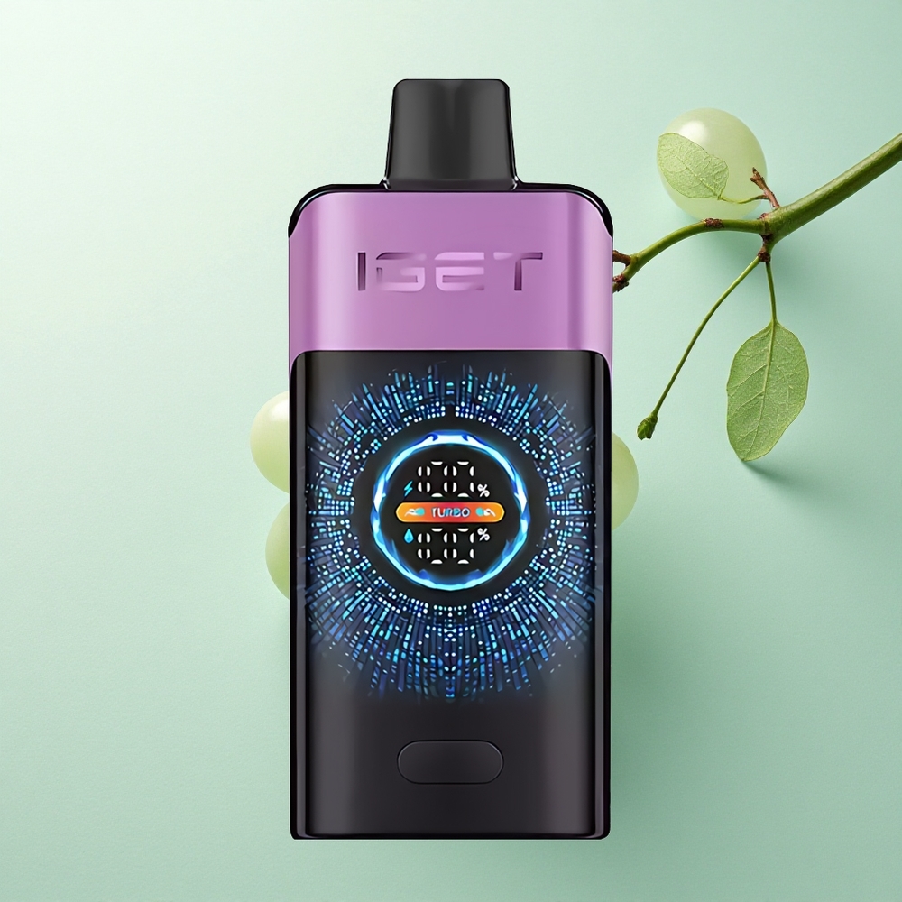 IGET ONE 12000 Puffs Chupa Chups Vynuogių Dvigubas Tinklelis 2700 mAh