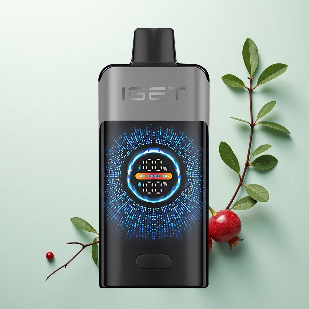 IGET ONE 12000 Puffs Juodųjų serbentų vyšnių granatų 2700 mAh