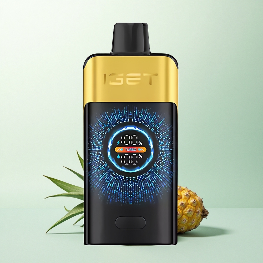 IGET ONE 12000 Puffs Kiwi Ananasas su 2700 mAh ir Dvigubu Tinkleliu