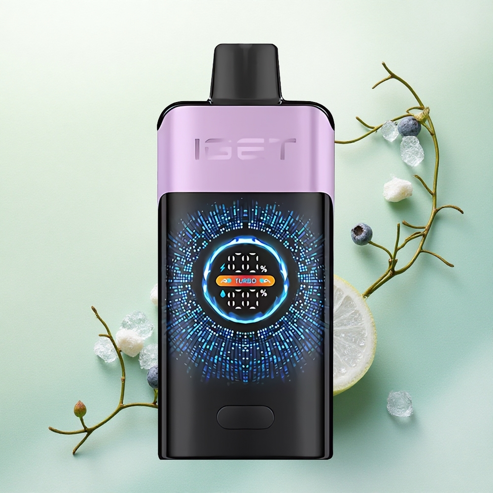 IGET ONE 12000 Puffs Maišytų Uogų Ledas su 2700 mAh ir Dvigubu Tinklu