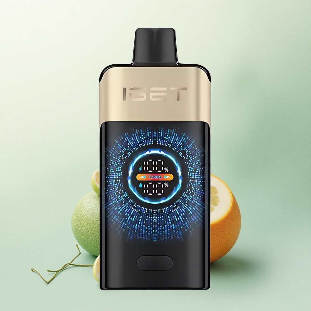 IGET ONE 12000 Puffs Tropinės Apelsinų Monsteris su 2700 mAh ir Dideliu Išlenktu Spalvotu Ekranu