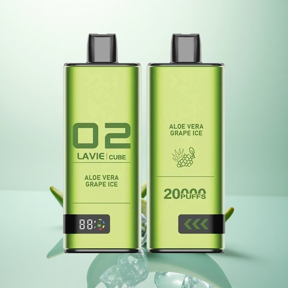 Lavie Cube 20000 Puffs Alavijų Vynuogių Ledas 600mAh 5% Nikotino