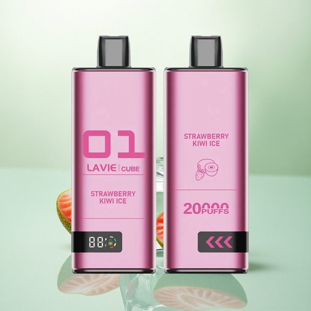 Lavie Cube 20000 Puffs Braškis Kiwis Ledas 5% nikotino 600mAh