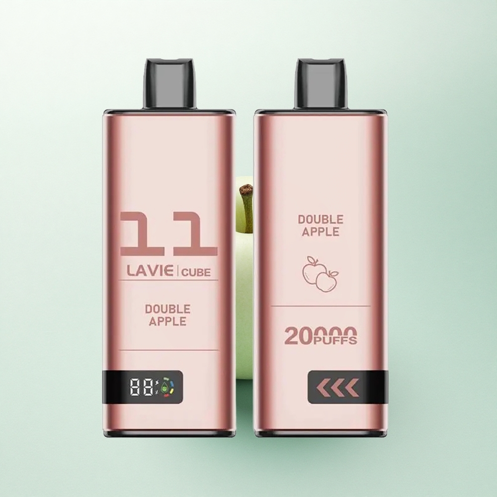 Lavie Cube 20000 Puffs Dvigubas Obuolys 28ML 5% Nikotino 600mAh