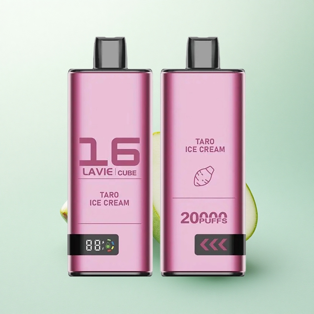 Lavie Cube 20000 Puffs Taro Ledas su 5% nikotino ir 600mAh