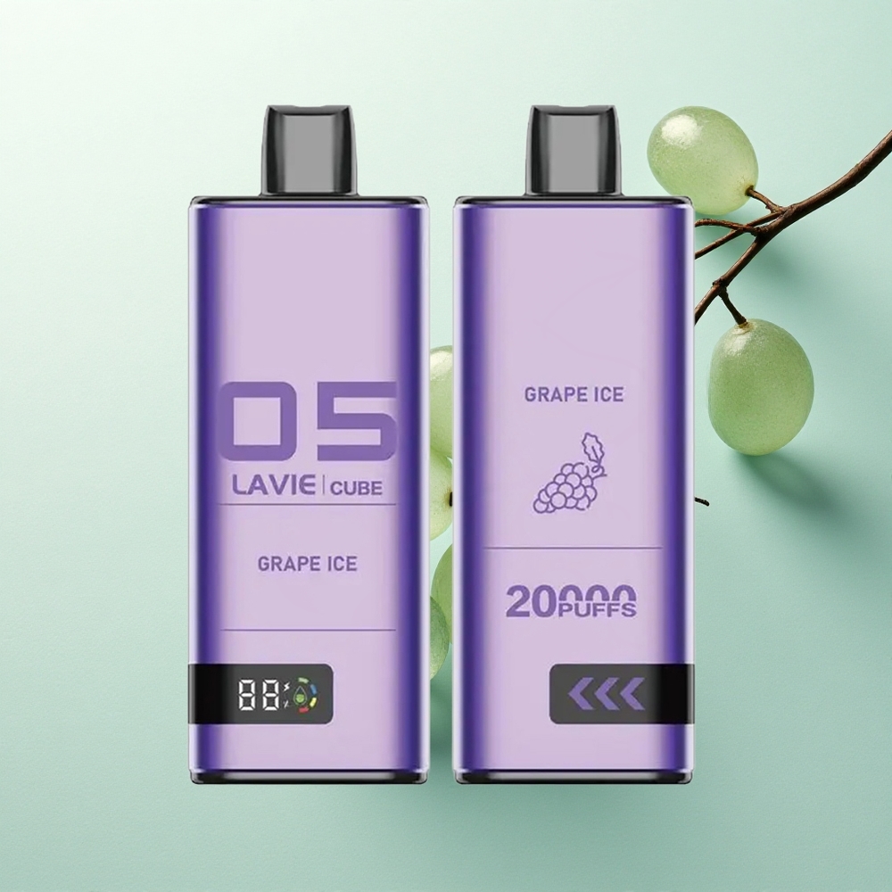Lavie Cube 20000 Puffs Vynuogių Ledas 28ML 5% nikotino