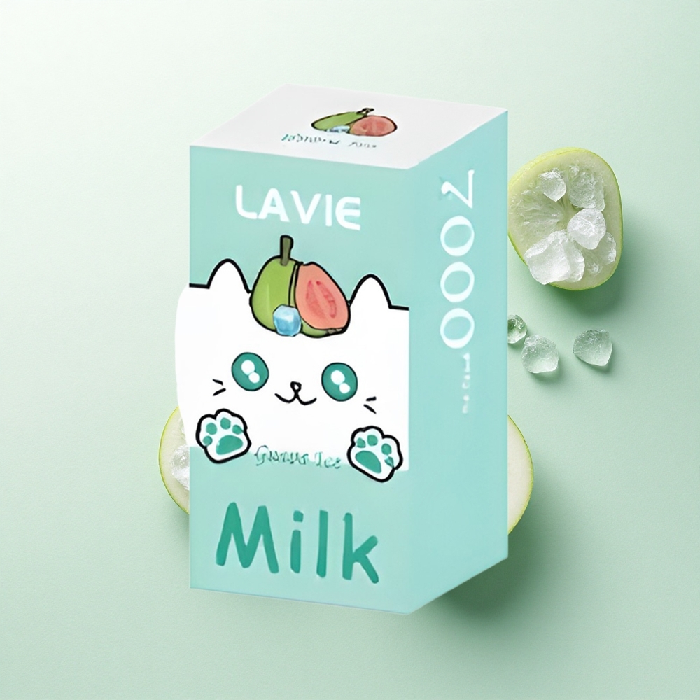 Lavie Milk 7000 Puffs Guavų Ledas 600mAh