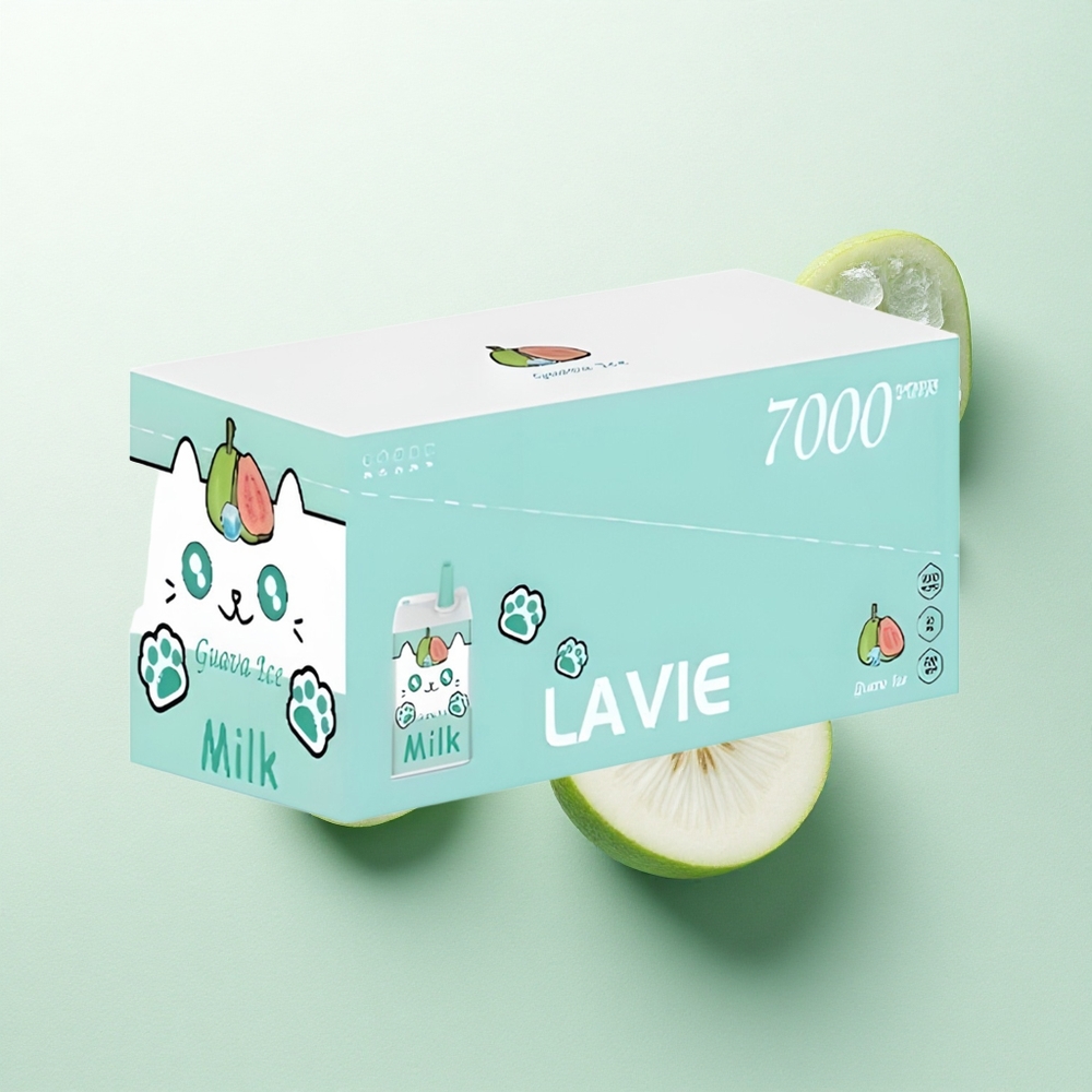 Lavie Milk 7000 Puffs Guavų Ledas 600mAh
