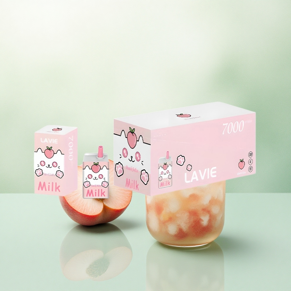 Lavie Milk 7000 Puffs Persikų Sultys 600mAh 16ML